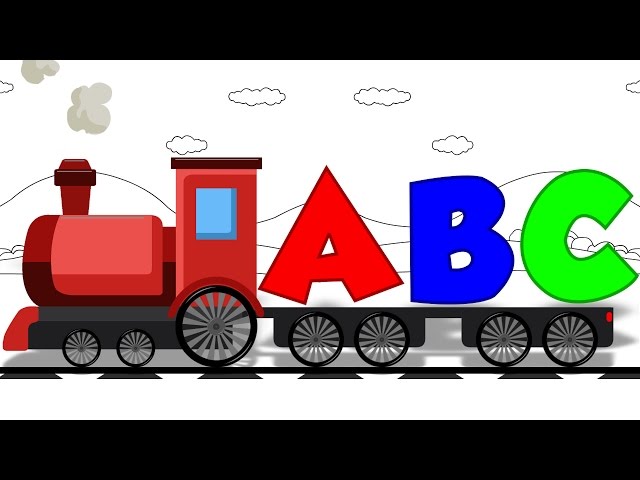 ABC Train | Learn Alphabets | Educational Video for Children & Babies