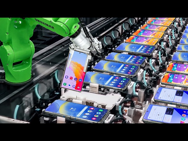Inside Samsung's Futuristic Factory Where Robots Build Millions of Smartphones