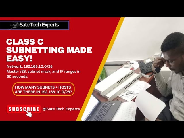 Computer Networking: Class C Subnetting Tutorial From Beginners To Advanced |IP Subnetting Explained