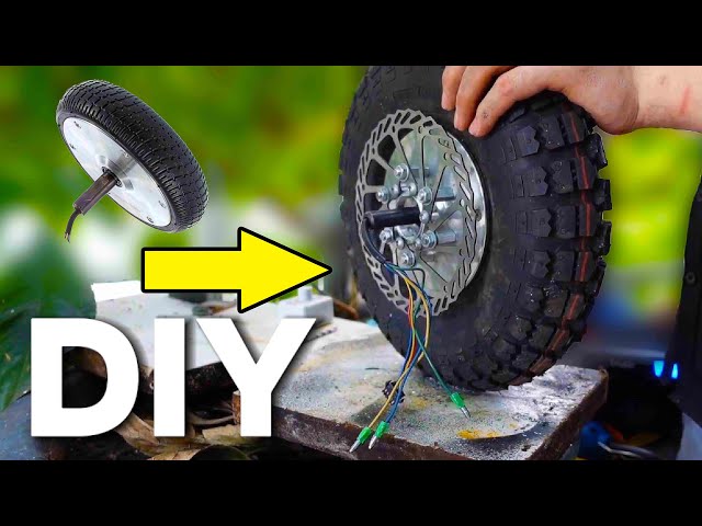 How I Turned a Hoverboard Wheel into an Ultra Powerful Scooter Wheel
