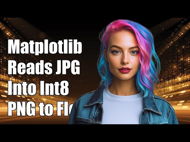 Matplotlib reads jpg into int8 and png into normalized float