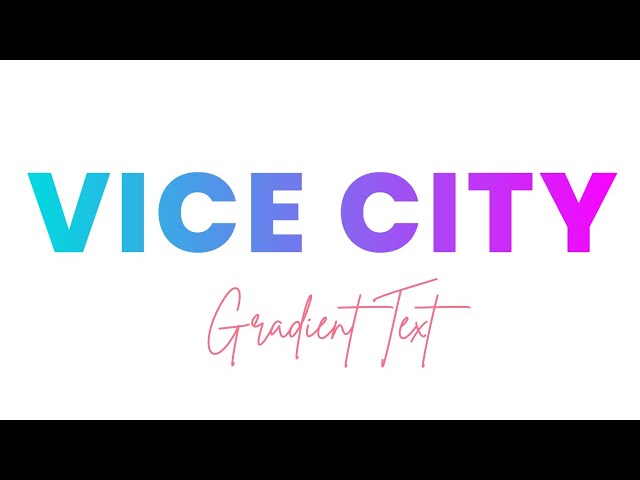 Easy CSS Gradient Text Effect in 3 Minutes