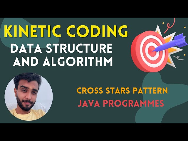 Cross | Pattern | 9 | Stars |  Data Structure | Algorithms | Java | Programming | Coding