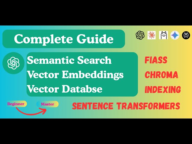 Semantic Search & Vector Embeddings Explained with Python | FAISS, Chroma & Sentence Transformers
