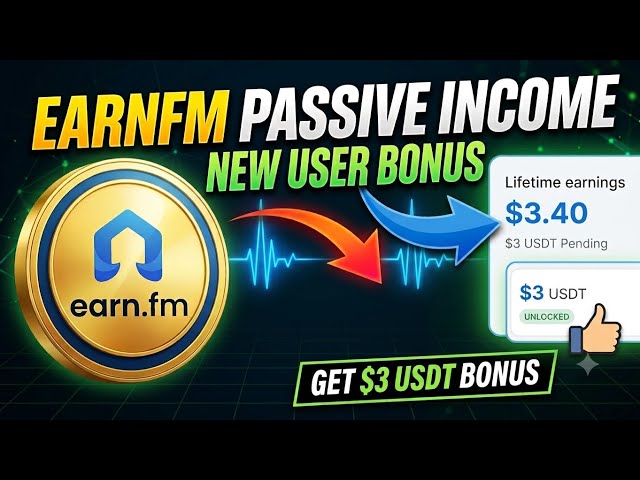 EarnFM Passive Income App | EarnApp Same Interface | Live Earning $3.40 USDT Proof! 🔥