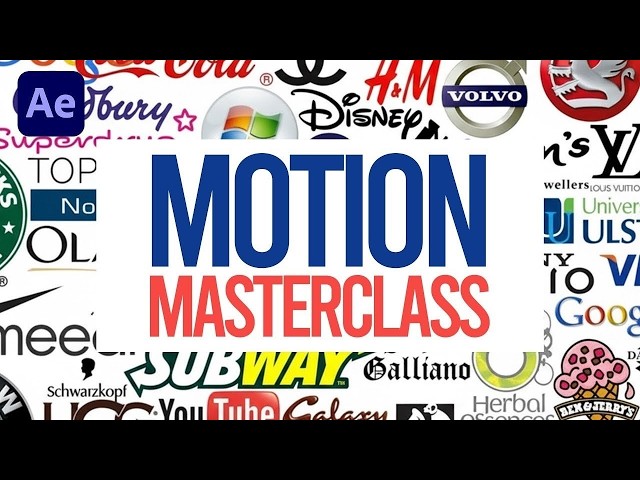 Motion Graphics Masterclass (8 Hours) – Complete After Effects Training for Beginners to Pros