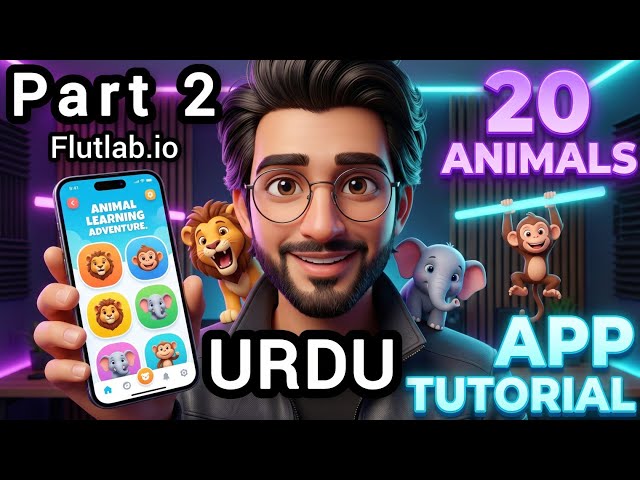 Build an Advanced 20-Animal Sound App with Flutter & Gemini 3.5 Flash | Part 2 
