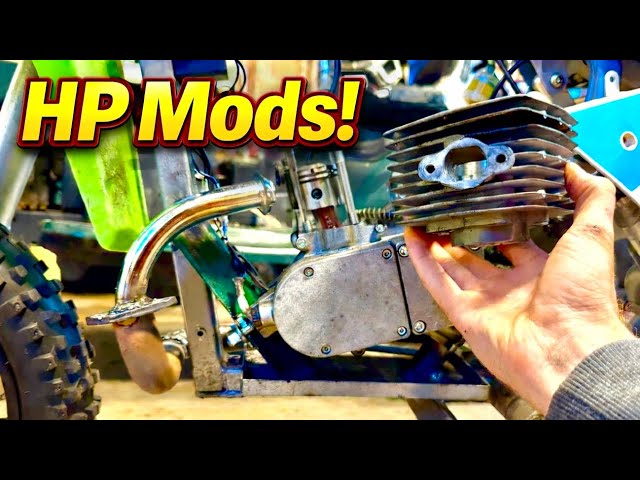 Razor 2-Stroke Dirtbike | Porting + MORE UPGRADES!