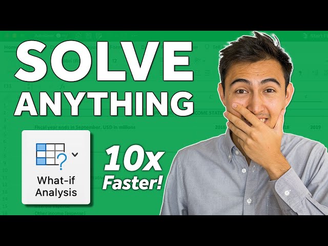 Solve Anything FAST with Excel's What-if Analysis