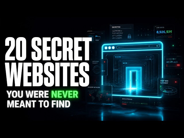 20 Secret Websites From the Hidden Side of the Internet