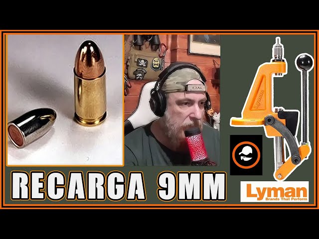 9mm reloading with LYMAN single-stage press easy explanation✌️🤙