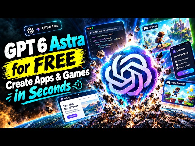Use GPT 6 Astra for FREE! 🔥 Create Apps & Games in Seconds