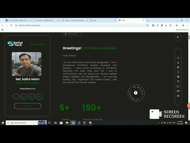 Watch Me Build a Website | Real Web Development Coding Project #codingproject #livecoding #html #css