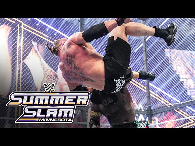 Oba Femi vs. Brock Lesnar | Hell in a Cell Match: SummerSlam 2026 highlights