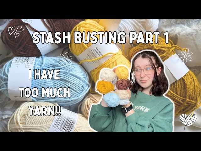 Let's Begin Stash Busting My Yarn!! I have TOO MUCH!! (Part 1) Bloom Stitch Studios