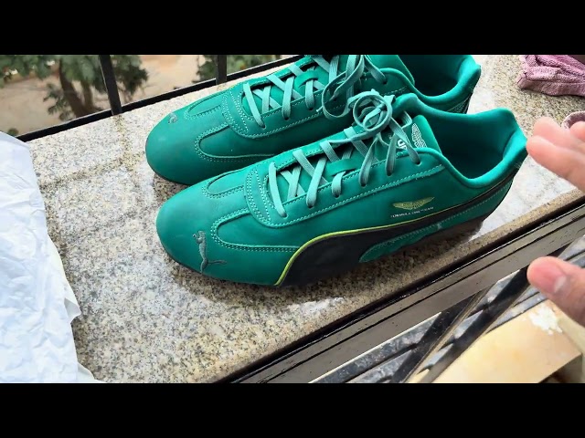 puma speedcat aston martin sneaker unboxing and review
