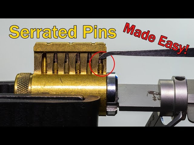 [372] How To Pick Serrated Pins | Lock Picking Simply Explained!