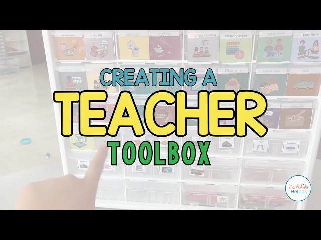How I Organize Visuals in My Special Ed Classroom