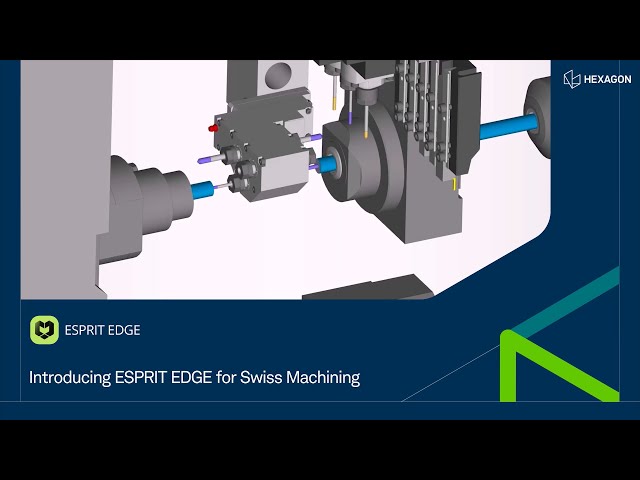 ESPRIT EDGE: Swiss Machining