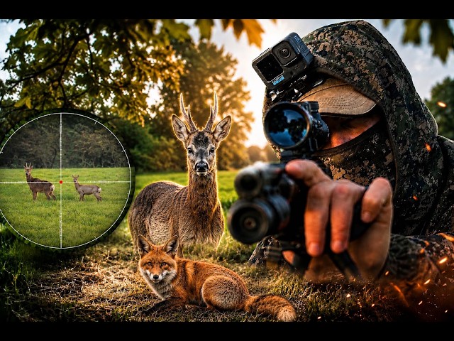 INSANE ACTION ON MY FIRST ROE DEER DURING THE SUMMER HUNT !!!