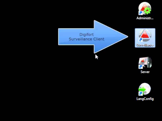 Digifort server client structure