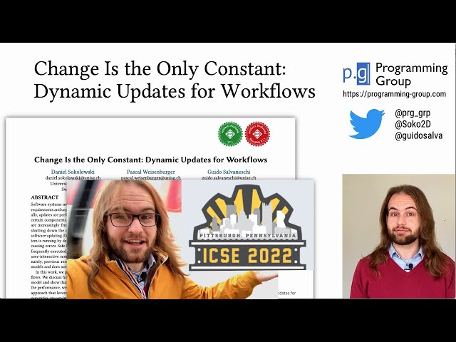 Change Is the Only Constant: Dynamic Updates for Workflows