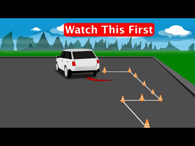 How to Park Using Cones – Step-by-Step #parallelparking