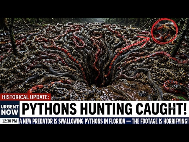 What Cameras Captured Hunting Pythons In Florida Shocked Everyone