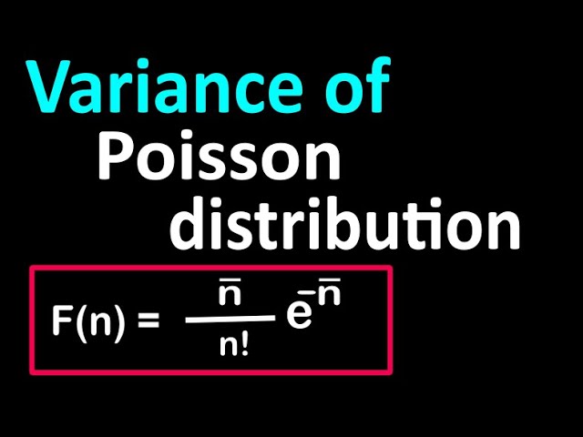 Variance of Poisson Distribution