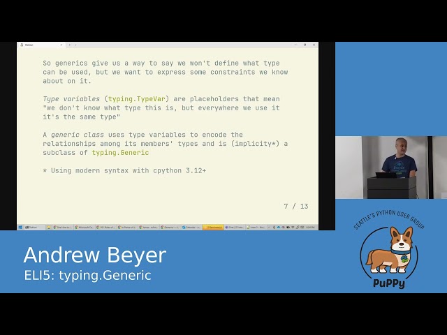 Andrew Beyer - ELI5: typing.Generic