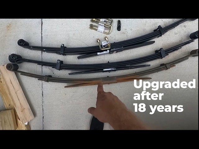 Tundra Leaf Spring Upgrade - Husky Heavy Duty for Higher Capacity