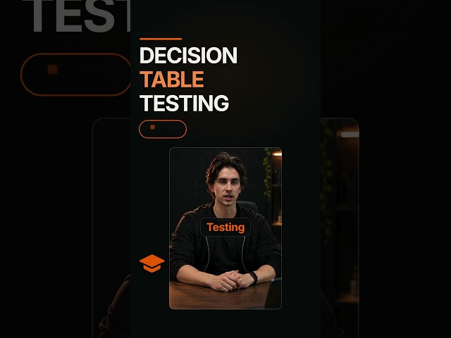Description:Learn Decision Table Testing in a simple and practical way.