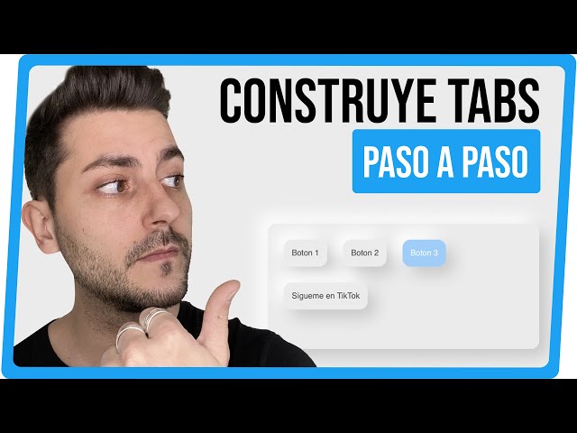🔥 Cómo hacer unas TABS o PESTAÑAS en HTML, CSS responsive  y JAVASCRIPT 🥳 *CÓDIGO PARA DESCARGAR*