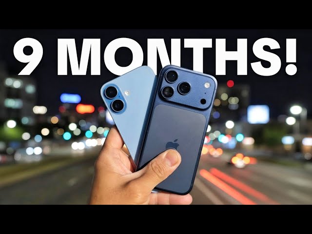9 Months Later — iPhone 17 vs iPhone 17 Pro Camera Comparison!