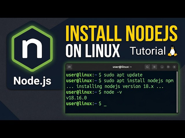 How to install NodeJS on Linux