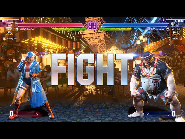 SF6 🔥 XIAOZHAI (#1 Ranked Cammy) Vs RANGASAMY (#3 Ranked E.Honda)🔥Street Fighter High Level Matches!