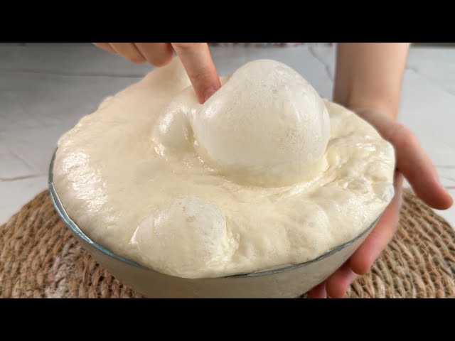 The dough rises as a balloon 🎈 just use these ingredients together for perfect bread