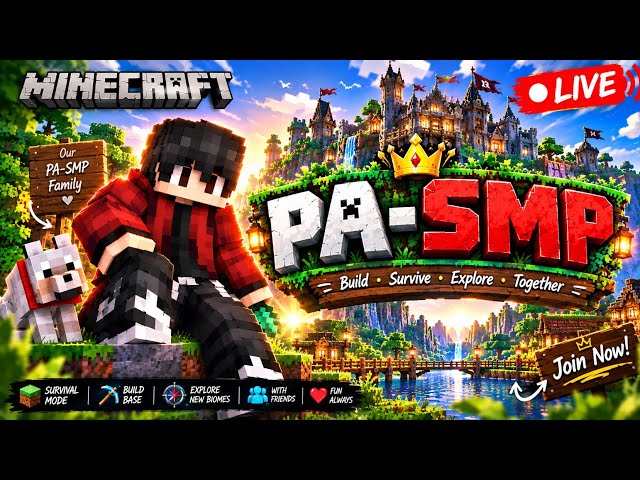​🔴 PA GAMING NEW SMP 🔥 | Minecraft Live Stream