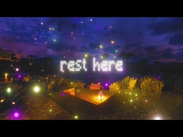 you’ve done enough today... (Minecraft Music & Ambience) [4K 60FPS]