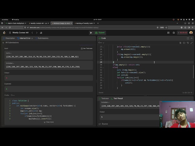 weekly contest 481 ( virtual leetcode contest )