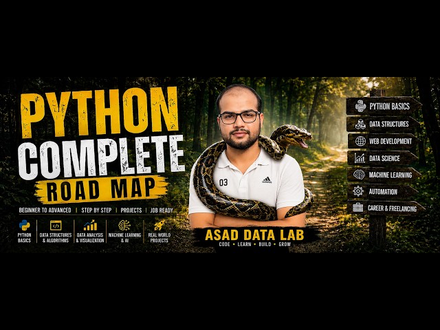 Python Full Course in Urdu/Hindi | Introduction to Python | Complete Python Course | Asad Data Lab