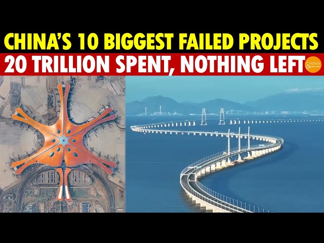 China’s 10 Biggest Failures: 20 Trillion Spent on Half-Finished Mega-Projects, Nothing Left
