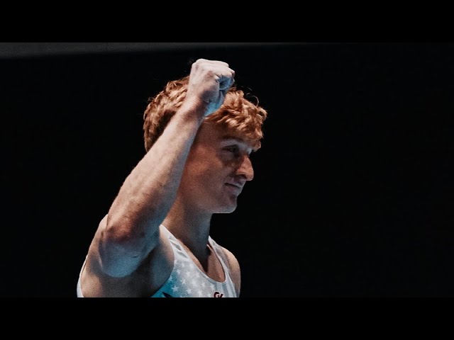 Riley Loos 2023 Baku World Cup Floor Bronze