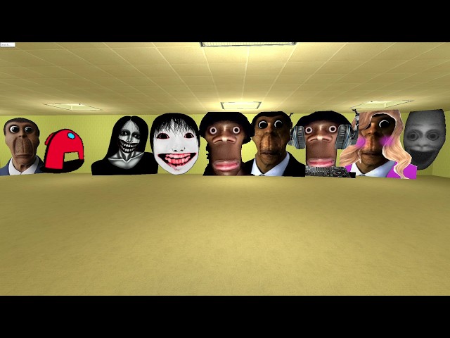 unlimited nextbots in backrooms garrys mod snpc #snpc