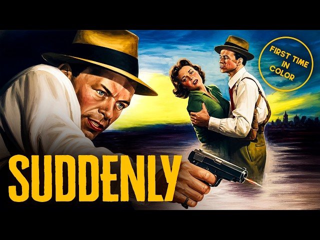 Suddenly | 1954 | Colorized | Frank Sinatra | Crime Movie