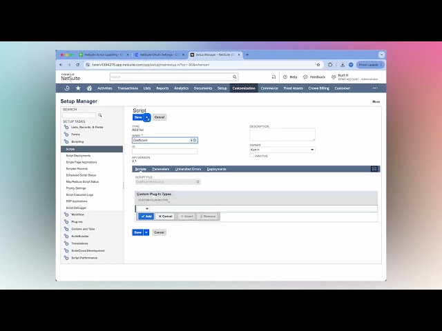 How to Update NetSuite RESTlet Script for an Excel or Google Sheets Connection