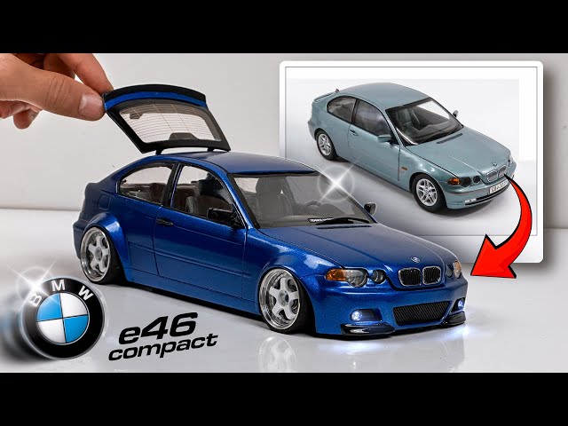BMW E46’s Weird Cousin 'E46 Compact' Gets Fully Modified – Diecast Custom Build! 🔥