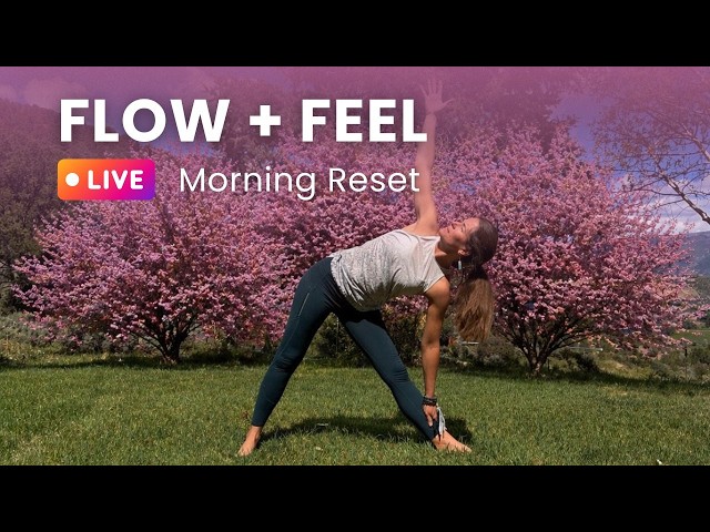 Flow + Feel Yoga Class (LIVE) | Move Energy + Reconnect Within