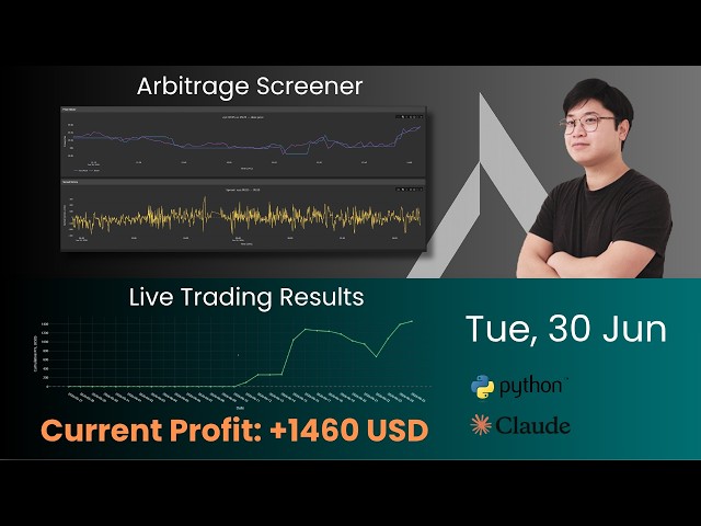 Coding an automated Backtester inside my Arbitrage Screener - Trading Livestream