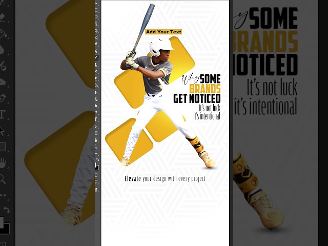 Adobe Photoshop 2026 Baseball social media design tutorial